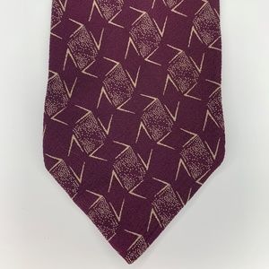 Giorgio Armani Cravatte Red Silk Tie